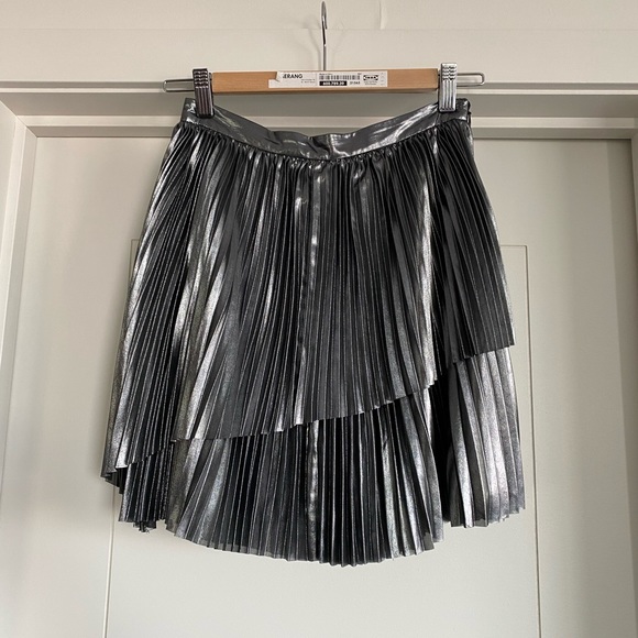 Silver metallic skirt - Picture 2 of 2
